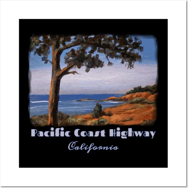 Pacific Coast Highway, California. Northern California coastal seascape Wall Art by jdunster